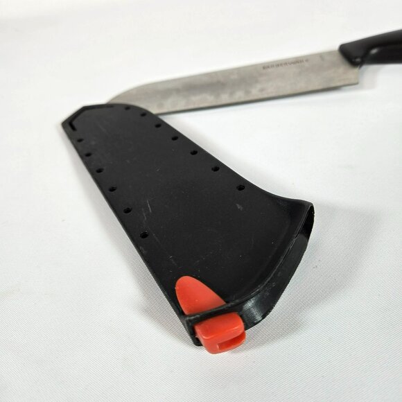 Farberware 7” Pro Granton Santoku Chefs Knife Edgekeeper Case Model 20H769 - Picture 2 of 8